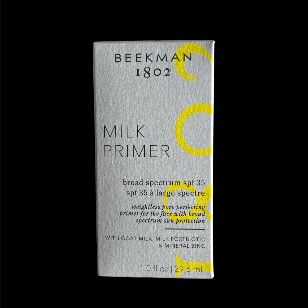 NWT Beekman 1802 Milk Primer broad spectrum spf 35 full size 1 oz